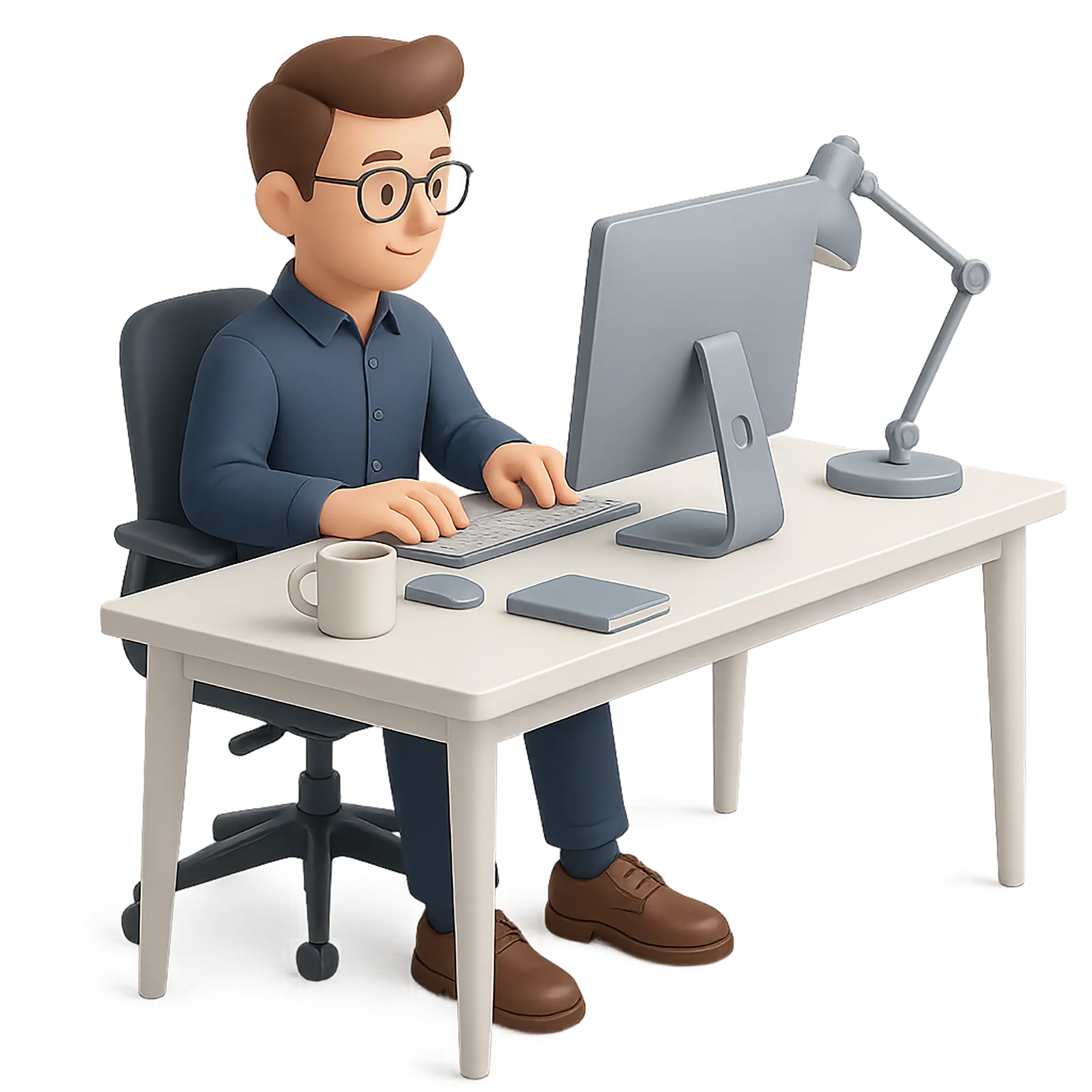 Web designer at desk for Hyperlane Digital's SEO and website services in Geraldton